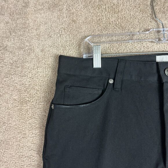 Everlane Tapered Pants Mens 34 x 30 Black Slim Fit Moisture Wicking Twill‎ NEW - Picture 4 of 13